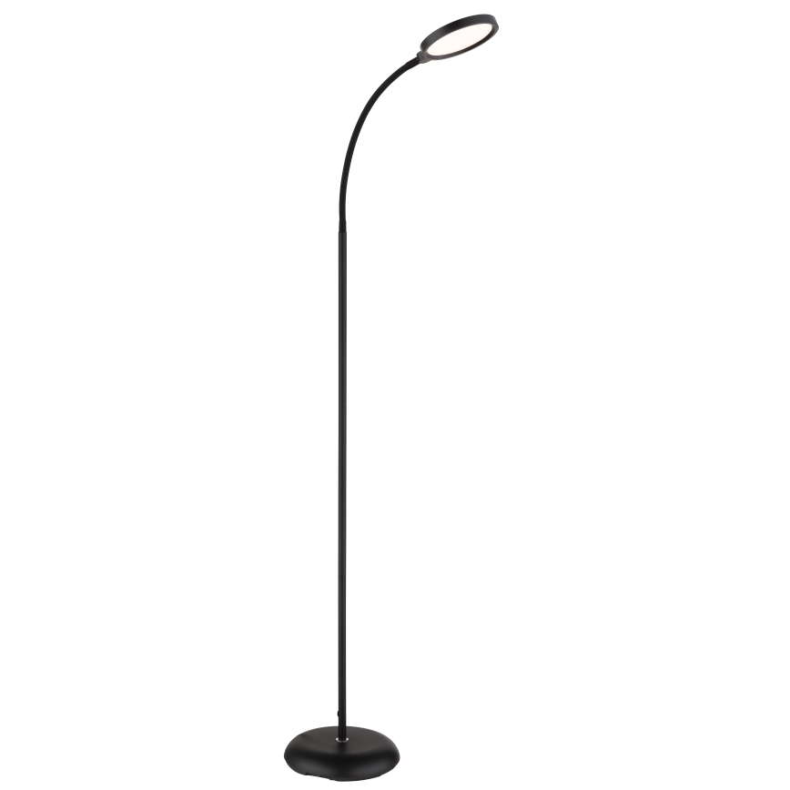 Globo - LED-dimbare vloerlamp met aanraakbediening, LED 8W, 230V, kleurtemperaturen 2700K/4000K/6500K, zwart