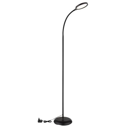 Globo - LED-dimbare vloerlamp met aanraakbediening, LED 8W, 230V, kleurtemperaturen 2700K/4000K/6500K, zwart
