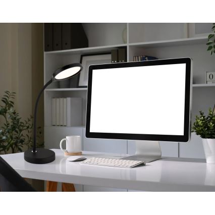 Globo - Dimbare LED-tafellamp met aanraakbediening, 8W/230V, 2700K/4000K/6500K, zwart