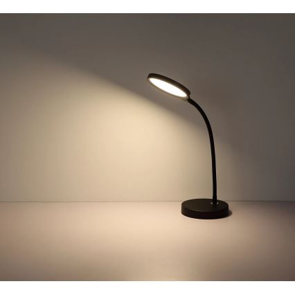 Globo - Dimbare LED-tafellamp met aanraakbediening, 8W/230V, 2700K/4000K/6500K, zwart