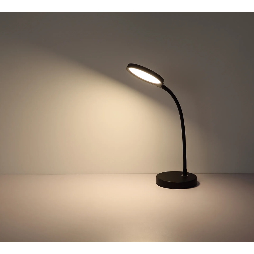 Globo - Dimbare LED-tafellamp met aanraakbediening, 8W/230V, 2700K/4000K/6500K, zwart