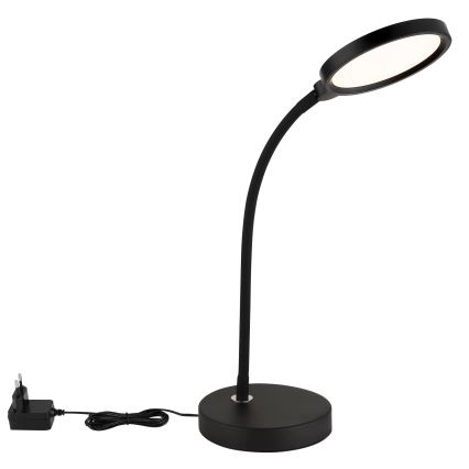 Globo - Dimbare LED-tafellamp met aanraakbediening, 8W/230V, 2700K/4000K/6500K, zwart