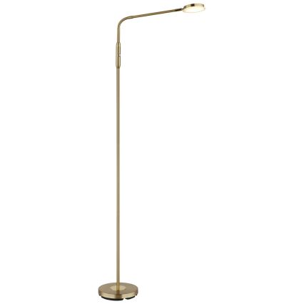 Globo - LED dimbare vloerlamp met touchbediening LED/6,5W/230V 2700/3350/4000K messing
