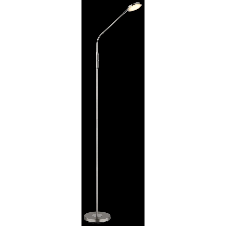 Globo - Dimbare aanraak-LED-vloerlamp LED/6,5W/230V 2700/3350/4000K mat chroom