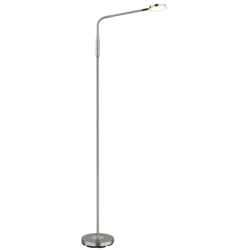 Globo - Dimbare aanraak-LED-vloerlamp LED/6,5W/230V 2700/3350/4000K mat chroom