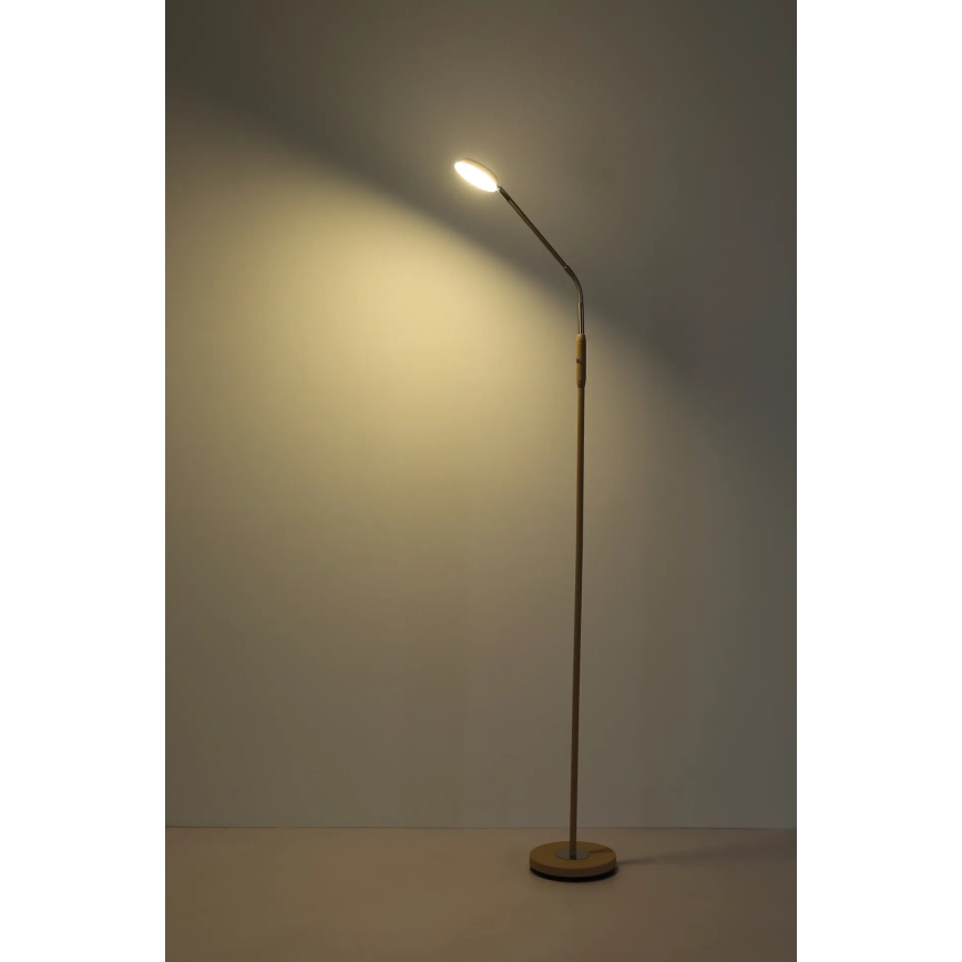 Globo - Dimbare vloerlamp met touchbediening LED/6,5W/230V 2700/3350/4000K beige