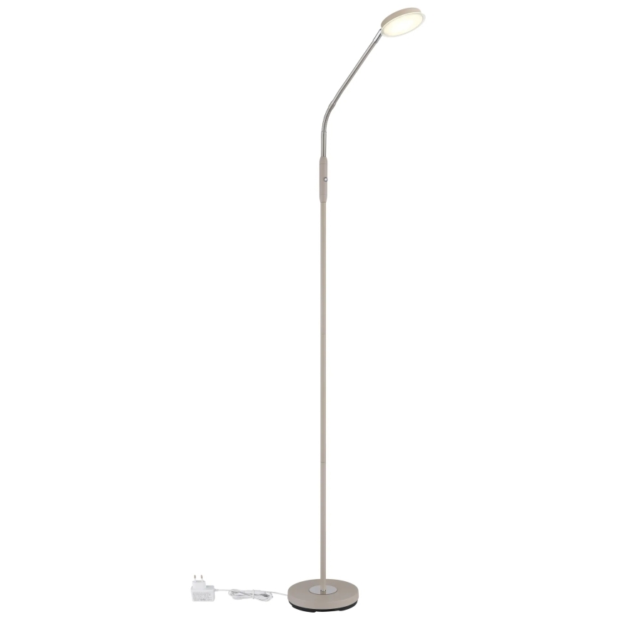 Globo - Dimbare vloerlamp met touchbediening LED/6,5W/230V 2700/3350/4000K beige
