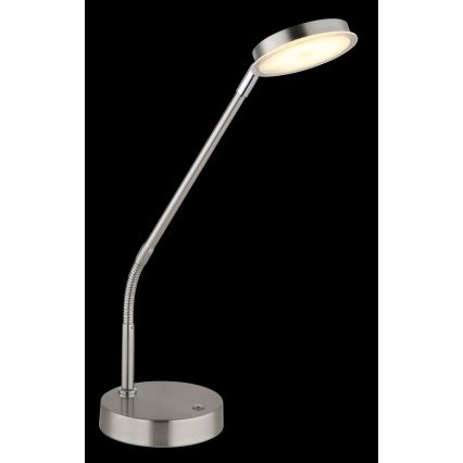 Globo - LED dimbare tafelamp met aanraakbediening LED/6,5W/230V 2700/3350/4000K mat chroom