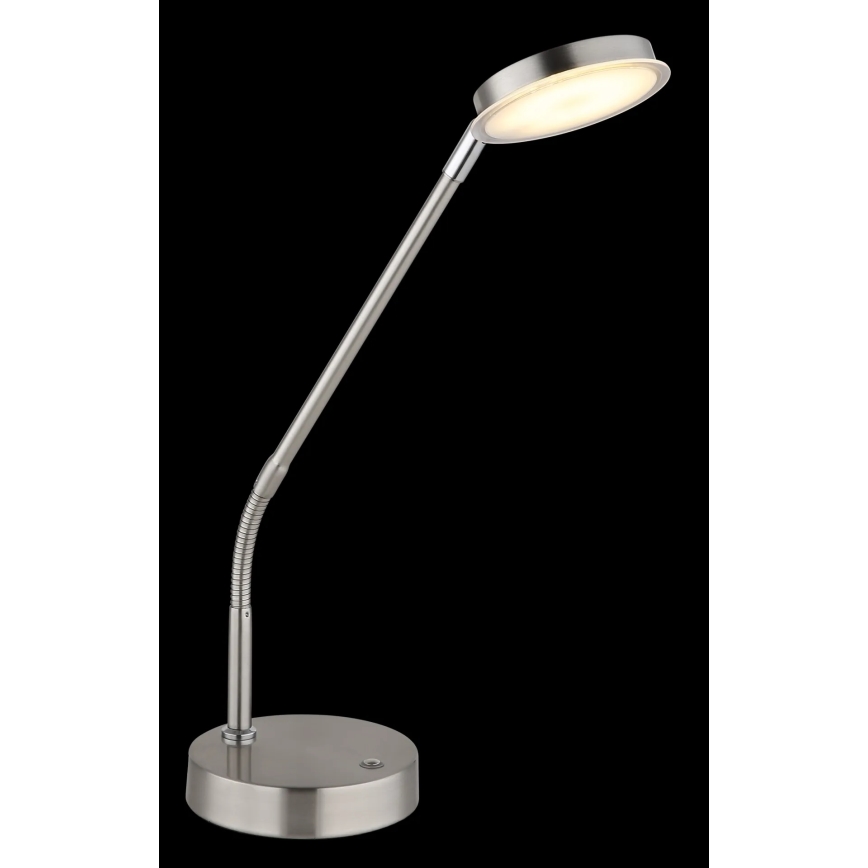 Globo - LED dimbare tafelamp met aanraakbediening LED/6,5W/230V 2700/3350/4000K mat chroom