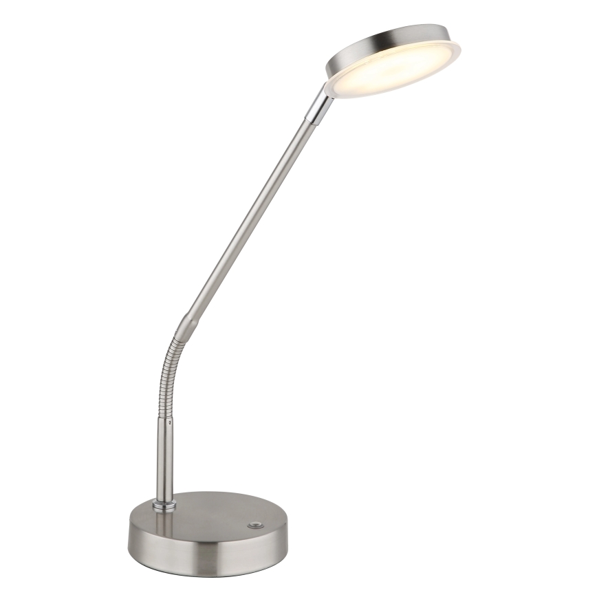 Globo - LED dimbare tafelamp met aanraakbediening LED/6,5W/230V 2700/3350/4000K mat chroom