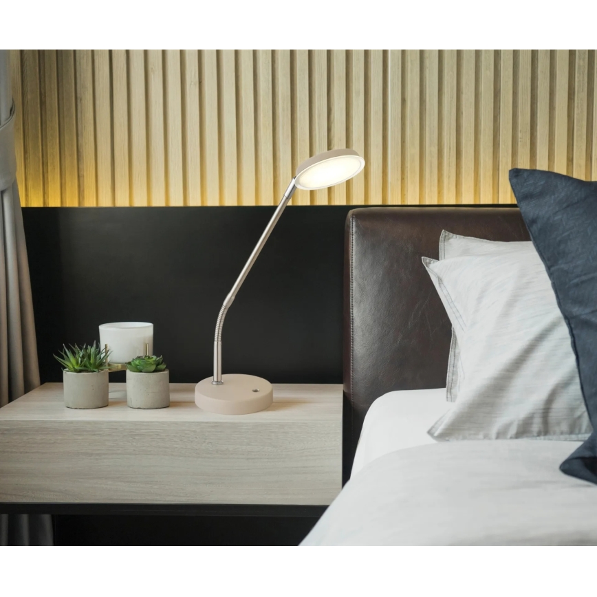 Globo - Dimbare LED-tafellamp met aanraakbediening LED/6,5W/230V 2700/3350/4000K beige
