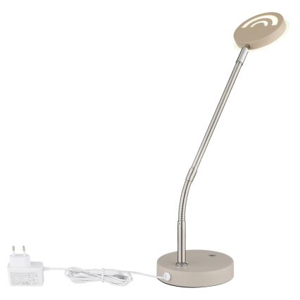 Globo - Dimbare LED-tafellamp met aanraakbediening LED/6,5W/230V 2700/3350/4000K beige