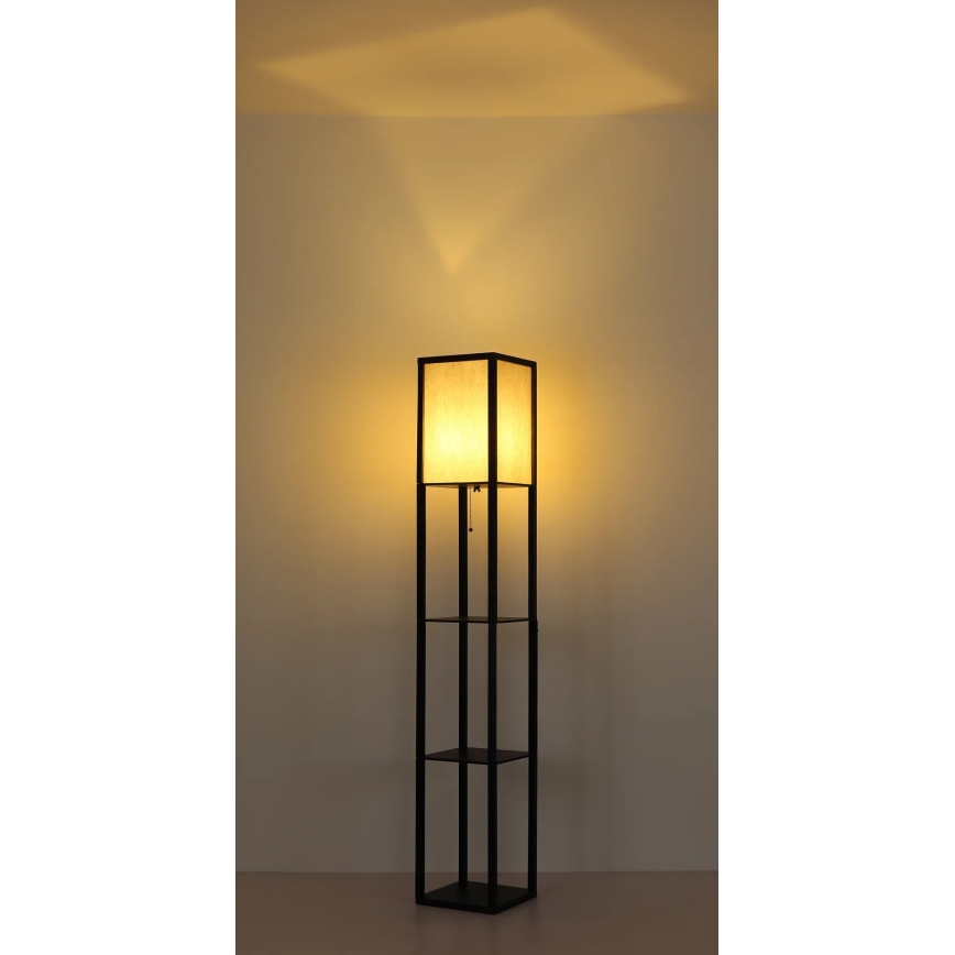 Globo - Vloerlamp 1xE27/60W/230V zwart
