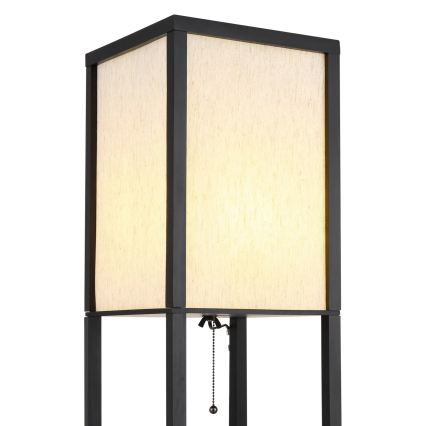 Globo - Vloerlamp 1xE27/60W/230V zwart