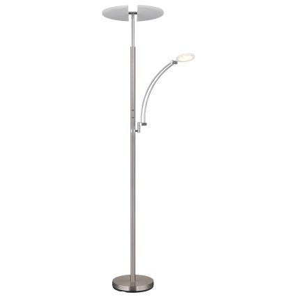 Globo - dimbare LED-vloerlamp LED/40W/230V + LED/5,5W 2700/4000/6000K mat chroom