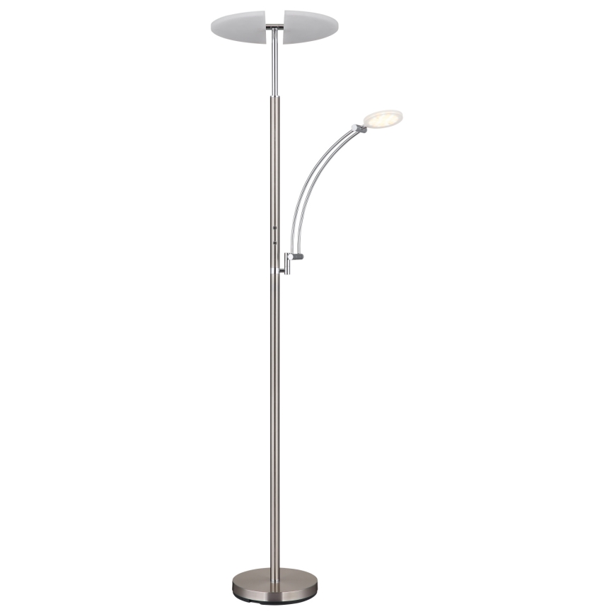Globo - dimbare LED-vloerlamp LED/40W/230V + LED/5,5W 2700/4000/6000K mat chroom