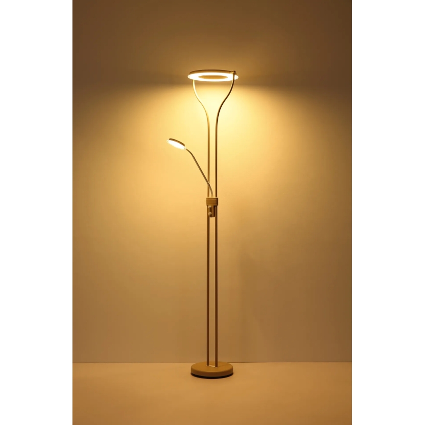 Globo - Dimbare LED-vloerlamp LED/20W/230V + LED/4W 3000K
