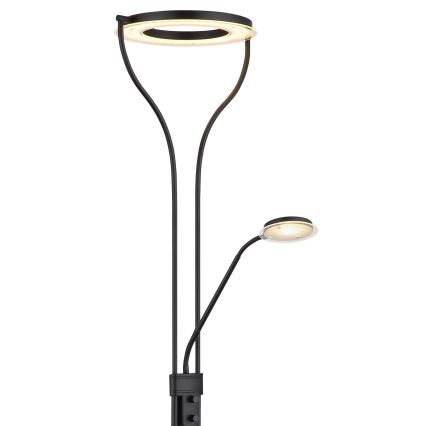 Globo - Dimbare LED-vloerlamp LED/20W/230V + LED/4W 3000K zwart