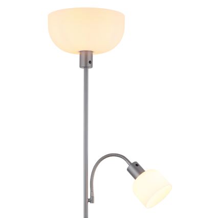Globo - Staande lamp 1xE27/40W/230V + 1xE14/25W