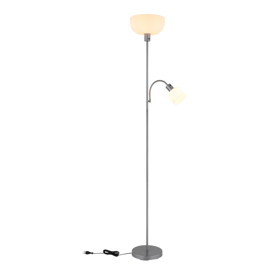Globo - Staande lamp 1xE27/40W/230V + 1xE14/25W