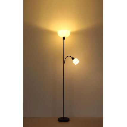 Globo - Staande lamp 1xE27/40W/230V + 1xE14/25W