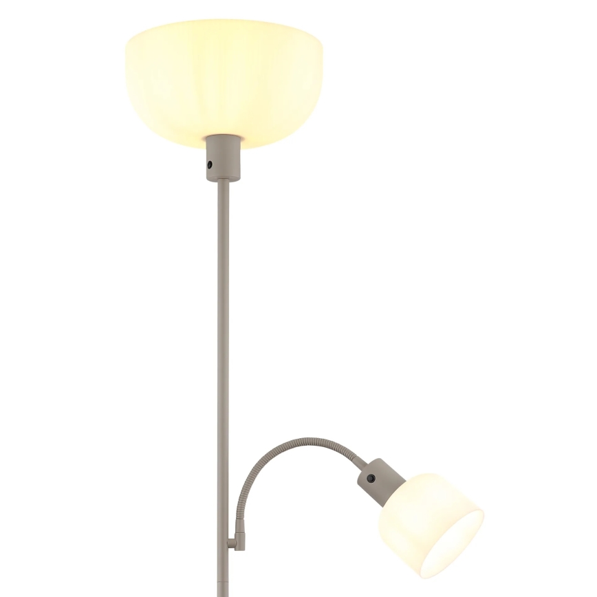 Globo - Vloerlamp 1xE27/40W/230V + 1xE14/25W