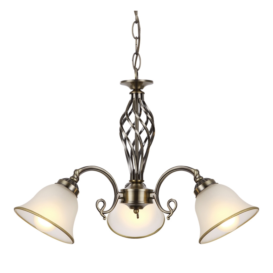 Globo - Hanglamp aan ketting 3xE27/60W/230V