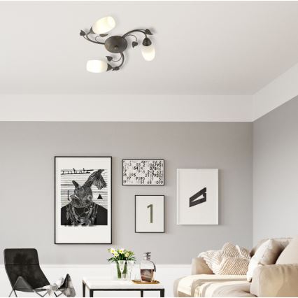 Globo - Bevestigde hanglamp 3xE14/40W/230V