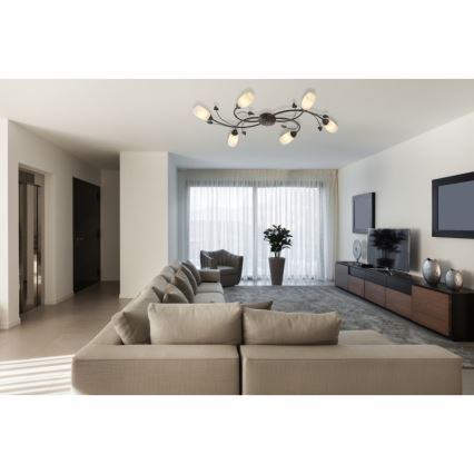 Globo - Bevestigde hanglamp 6xE14/40W/230V