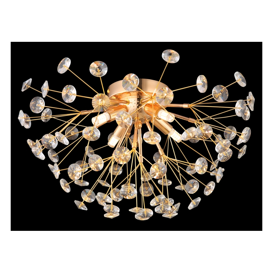 Globo - LED Plafondlamp 4xG9/3,5W/230V diameter 45 cm goud