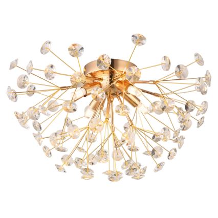 Globo - LED Plafondlamp 4xG9/3,5W/230V diameter 45 cm goud