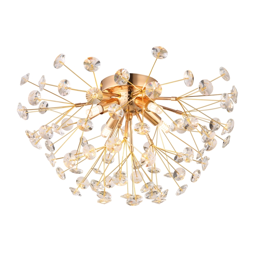 Globo - LED Plafondlamp 4xG9/3,5W/230V diameter 45 cm goud