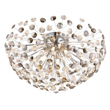 Globo - LED Plafondlamp 6xG9/3,5W/230V diameter 60 cm glanzend chroom
