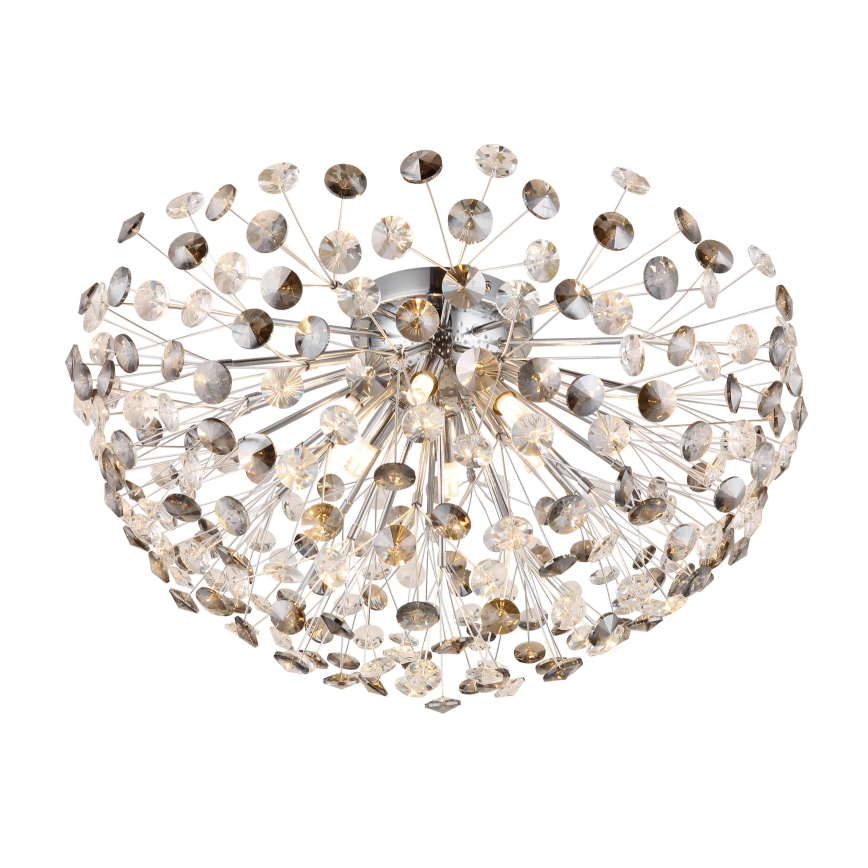 Globo - LED Plafondlamp 6xG9/3,5W/230V diameter 60 cm glanzend chroom