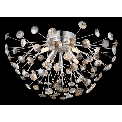 Globo - LED Plafondlamp 4xG9/3,5W/230V diameter 45 cm glanzend chroom