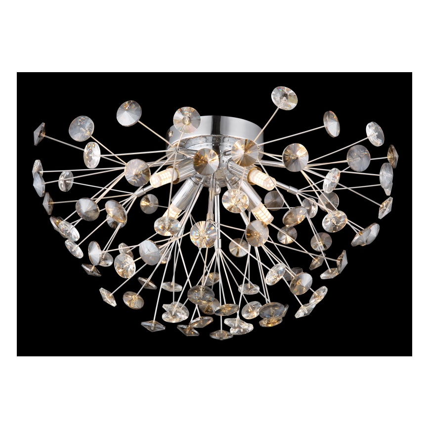 Globo - LED Plafondlamp 4xG9/3,5W/230V diameter 45 cm glanzend chroom