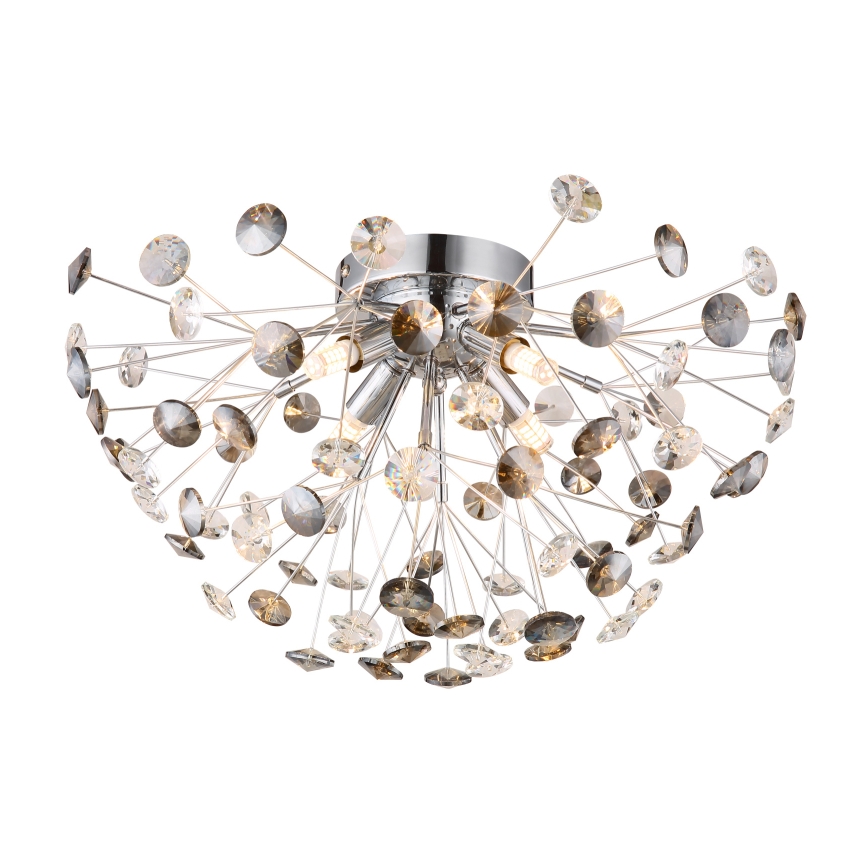 Globo - LED Plafondlamp 4xG9/3,5W/230V diameter 45 cm glanzend chroom