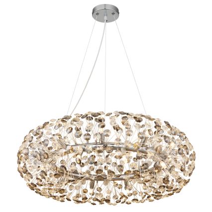 Globo - LED kristallen kroonluchter aan kabel 20xG9/3,5W/230V