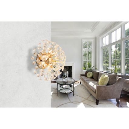 Globo - LED wandlamp 6xG9/3,5W/230V goudkleurig