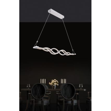 Globo - Dimbare LED-hanglamp met kabel LED/30W/230V + afstandsbediening