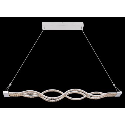 Globo - Dimbare LED-hanglamp met kabel LED/30W/230V + afstandsbediening