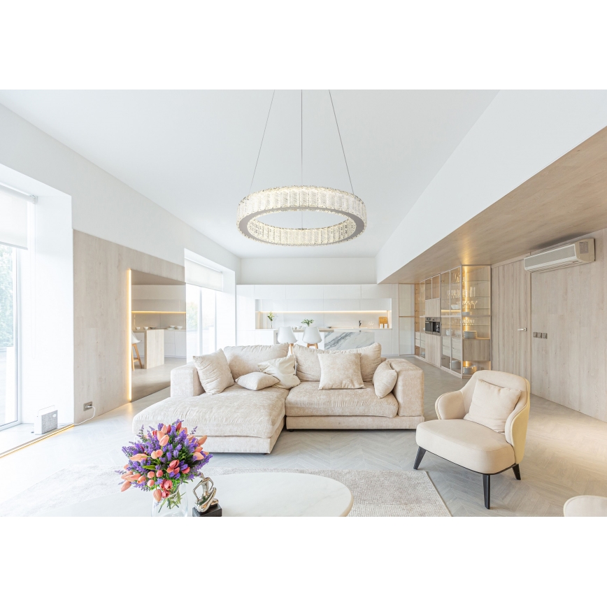 Globo - Dimbare LED hanglamp aan een koord LED/50W/230V 2700-6000K diameter 50 cm + afstandsbediening