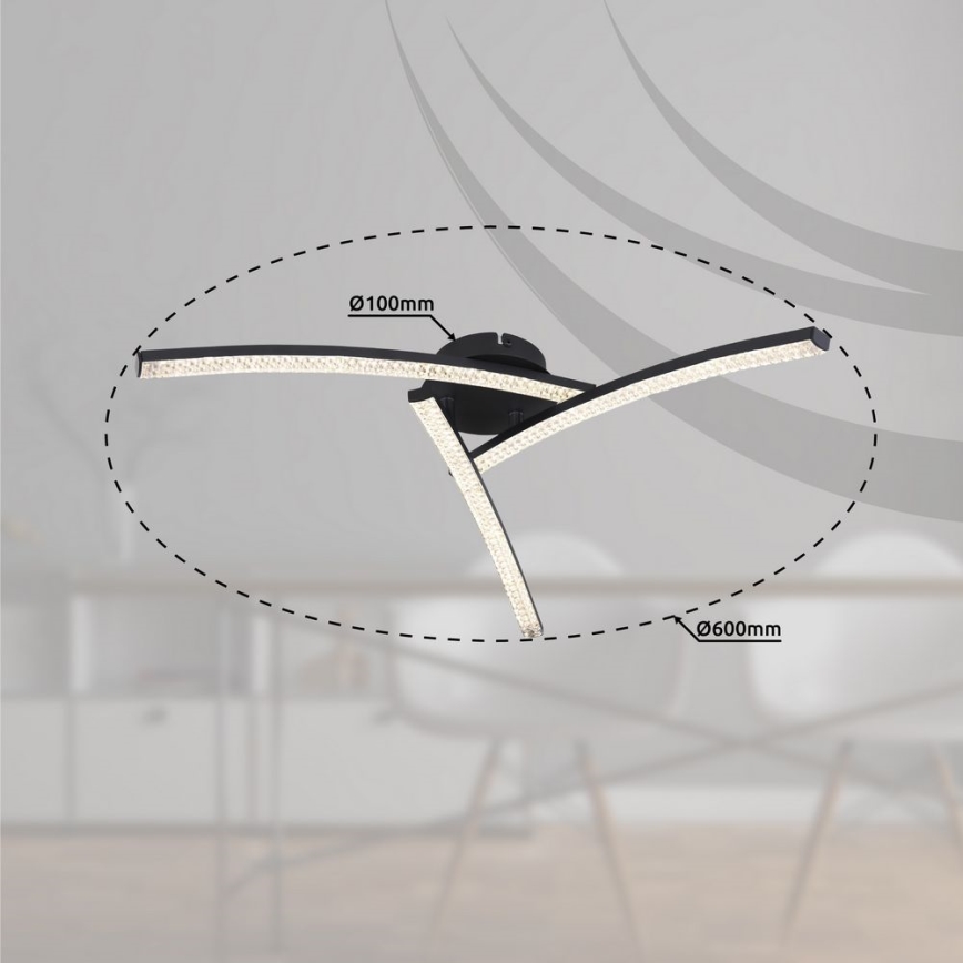 Globo - LED opbouwplafonnière LED/18W/230V 2700/4000/6000K