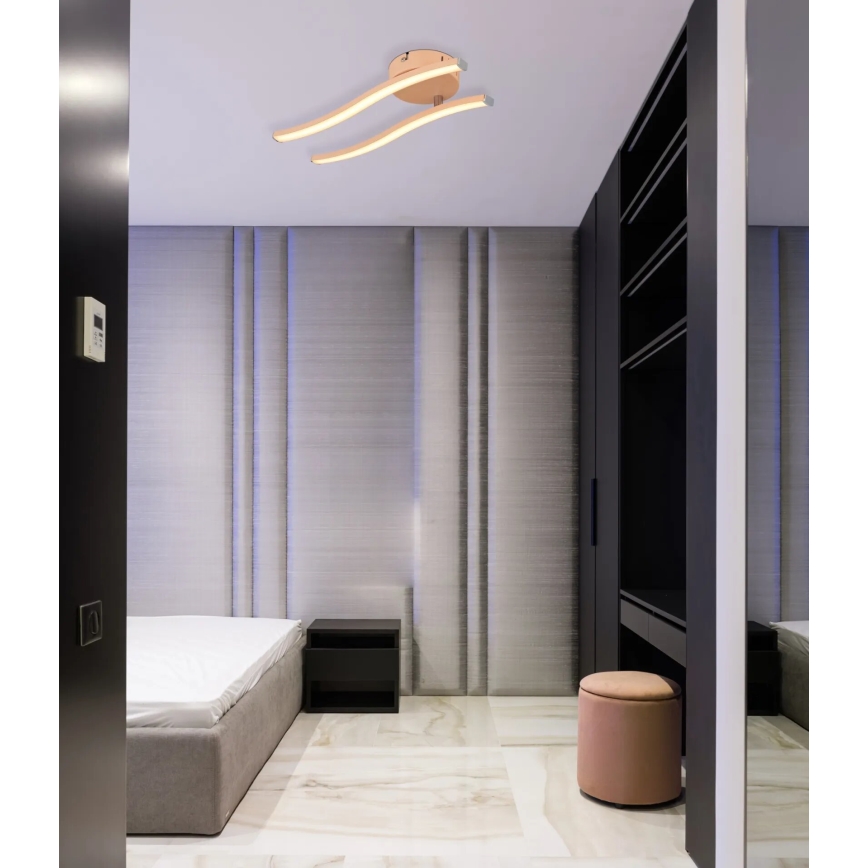 Globo - LED Bevestigde Hanglamp LED/12W/230V 3000K oranje