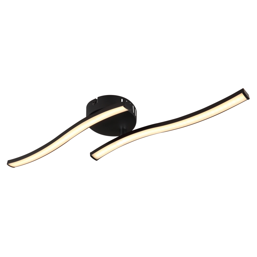 Globo - LED Bevestigde Hanglamp LED/12W/230V 3000K zwart