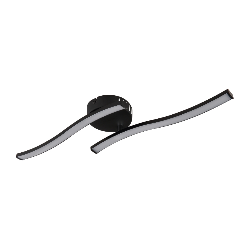 Globo - LED Plafondlamp 2xLED/6W/230V zwart
