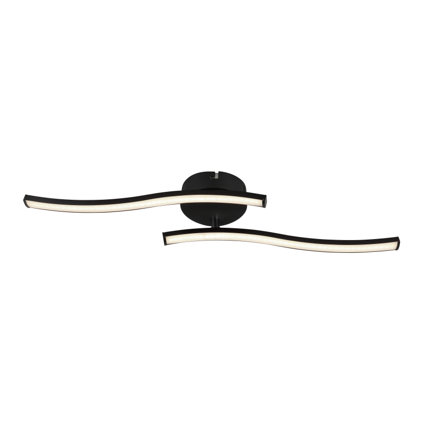 Globo - LED Plafondlamp 2xLED/6W/230V zwart