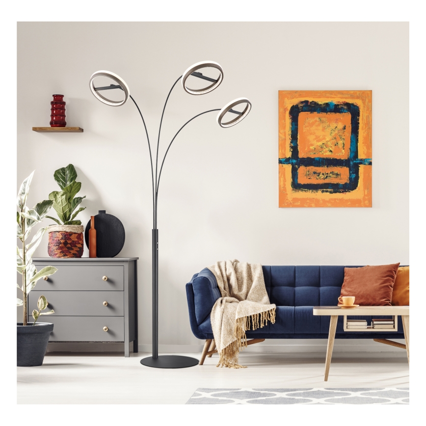 Globo - Dimbare LED-vloerlamp met aanraakbediening LED/48W/230V 3000/4000/6000K