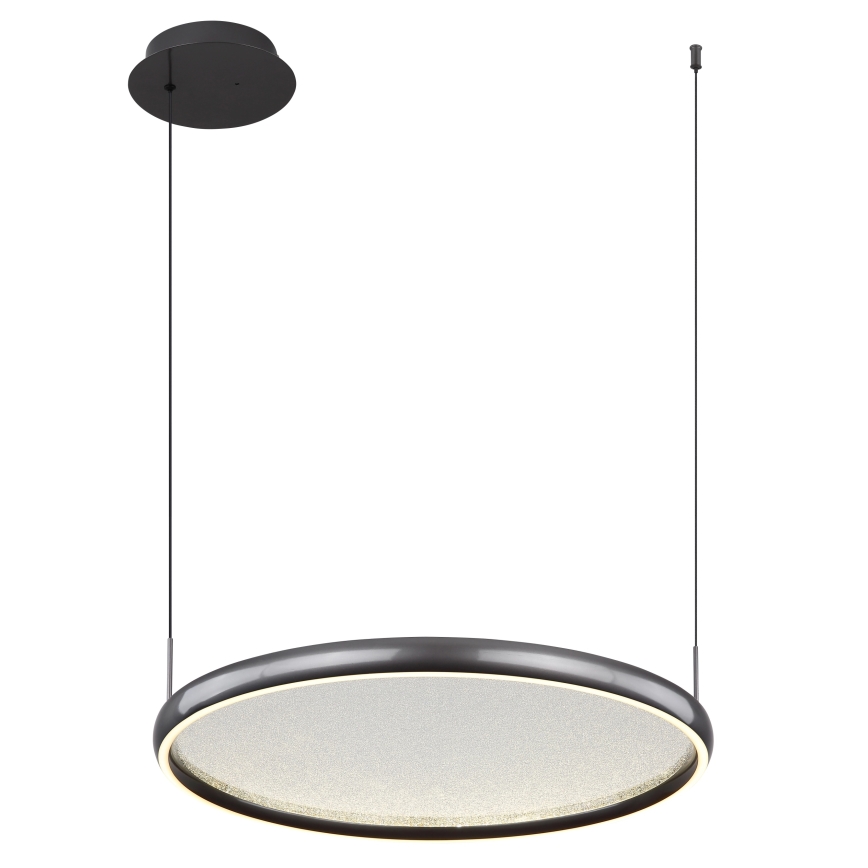 Globo - Dimbare LED hanglamp aan een koord LED/36W/230V 2700-6000K zwart + afstandsbediening