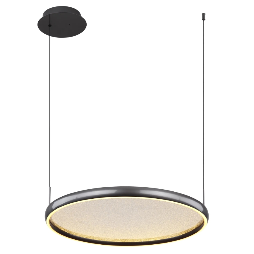 Globo - Dimbare LED hanglamp aan een koord LED/36W/230V 2700-6000K zwart + afstandsbediening